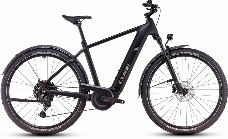 Cube Nuride Hybrid Pro Allroad 800 Wh E-Bike Diamant 28" black´n´bronze