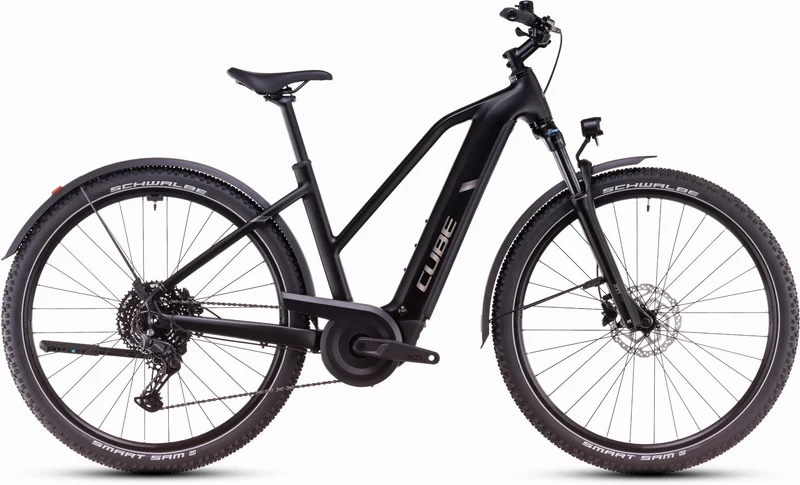 Cube Nuride Hybrid Pro Allroad 800 Wh E-Bike Trapeze 28" black´n´bronze