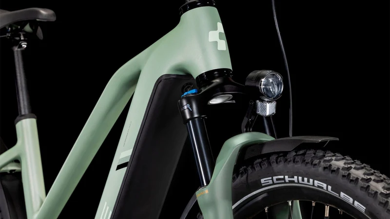 Cube Nuride Hybrid Pro Allroad 800 Wh E-Bike Trapeze 28" pistachio´n´stonegrey