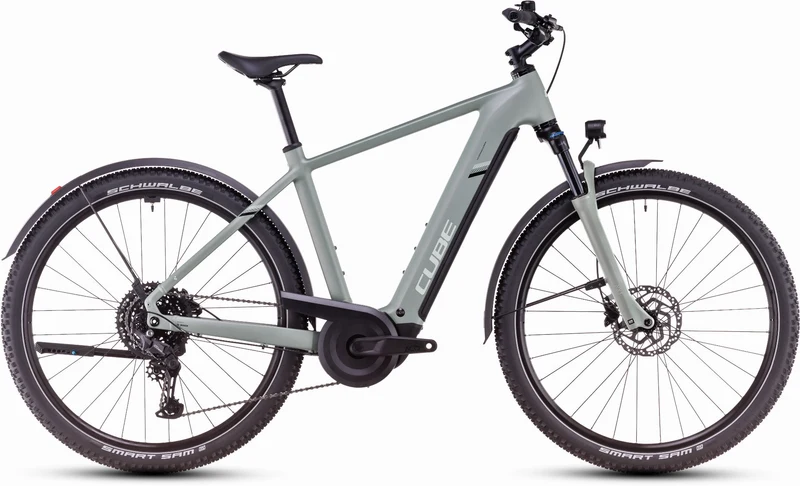 Cube Nuride Hybrid Pro Allroad 800 Wh E-Bike Diamant 28" pistachio´n´stonegrey