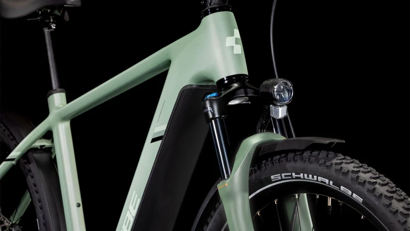 Cube Nuride Hybrid Pro Allroad 800 Wh E-Bike Diamant 28" pistachio´n´stonegrey