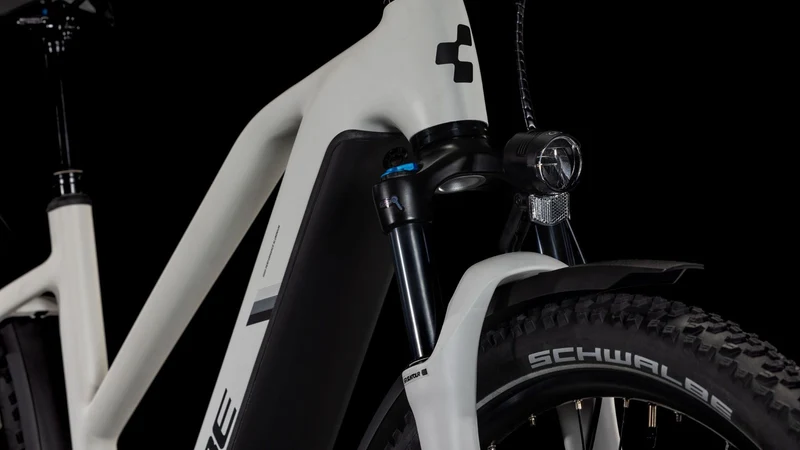 Cube Nuride Hybrid EXC Allroad 800 Wh E-Bike Trapeze 28" cotton´n´silver