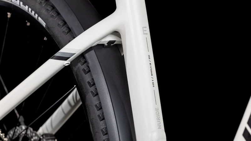Cube Nuride Hybrid EXC Allroad 800 Wh E-Bike Easy Entry 28" cotton´n´silver