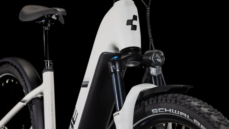 Cube Nuride Hybrid EXC Allroad 800 Wh E-Bike Easy Entry 28" cotton´n´silver