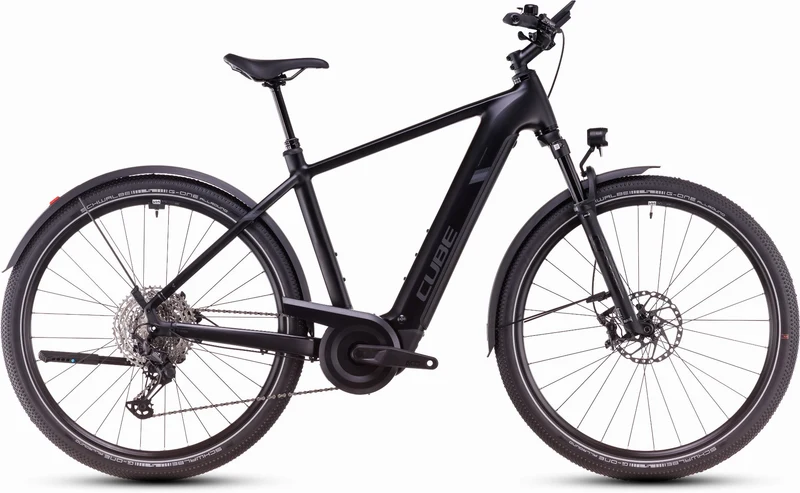Cube Nuride Hybrid SLX Allroad 800 Wh E-Bike Diamant 28" black´n´reflect