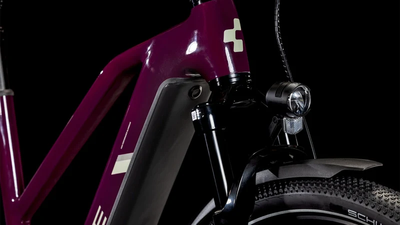 Cube Nuride Hybrid SLX Allroad 800 Wh E-Bike Trapeze 28" amarone´n´lunar