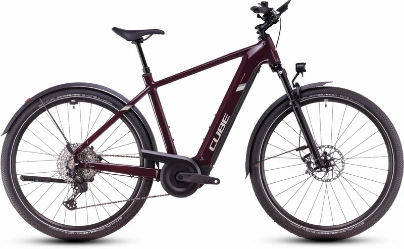 Cube Nuride Hybrid SLX Allroad 800 Wh E-Bike Diamant 28" amarone´n´lunar
