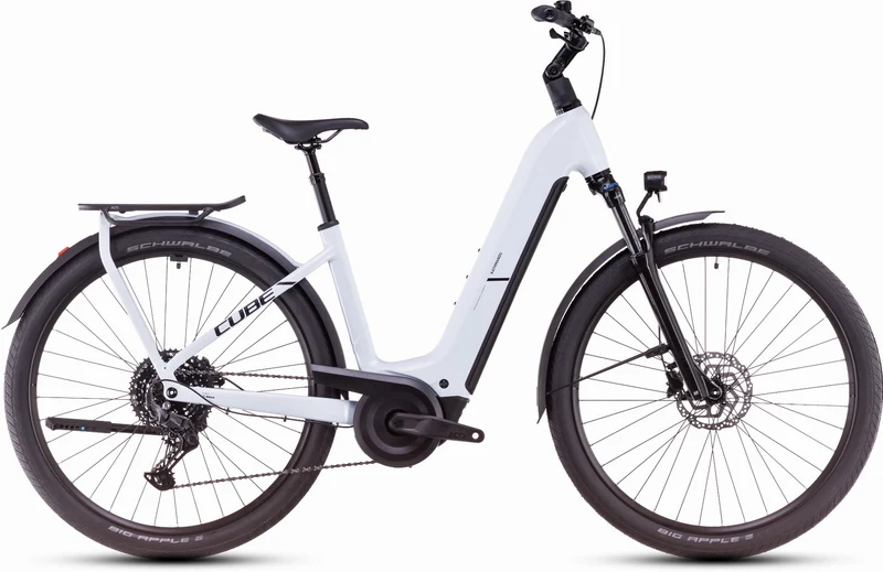 Cube Kathmandu Hybrid One 800 Wh E-Bike Easy Entry 28" polarwhite´n´black