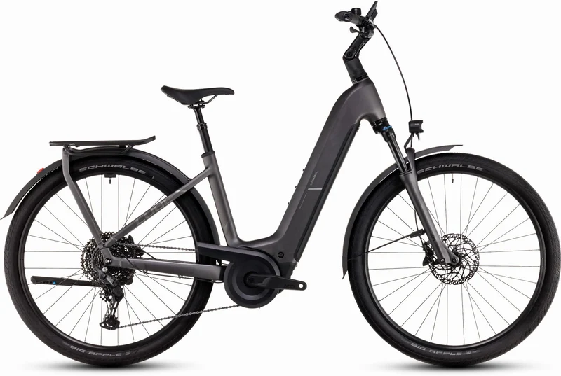 Cube Kathmandu Hybrid Pro 800 Wh E-Bike Easy Entry 28" slapgrey´n´chrome