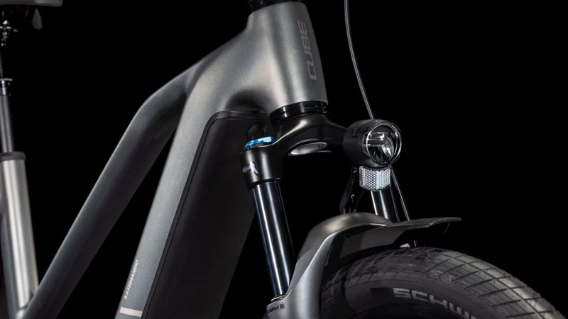 Cube Kathmandu Hybrid Pro 800 Wh E-Bike Trapeze 28" slapgrey´n´chrome