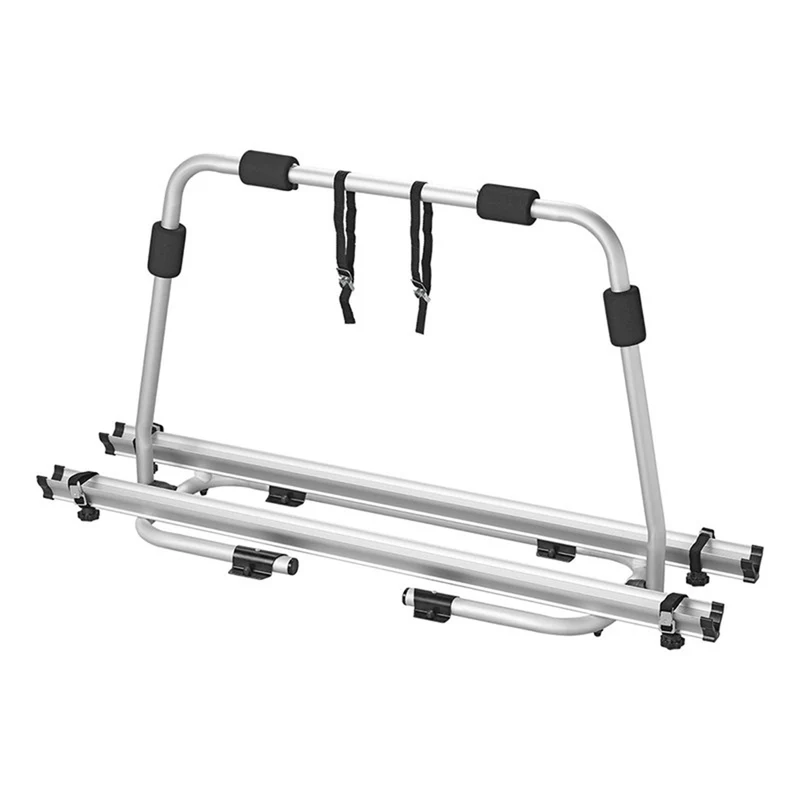 Deichsel Fahrradträger Wohnwagen | 2 Fahrräder | 40Kg belastbar | klappbar