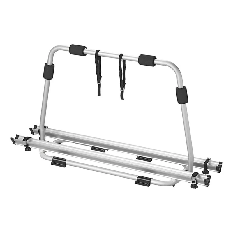 Deichsel Fahrradträger Wohnwagen | 2 Fahrräder | 40Kg belastbar | klappbar