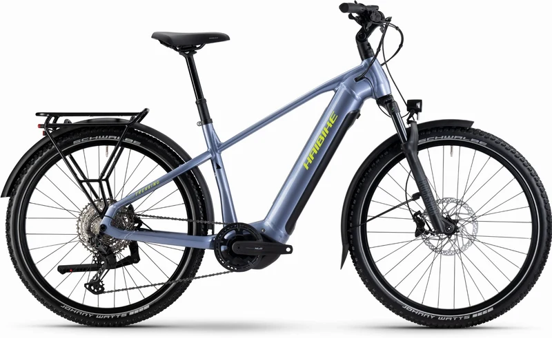 Haibike Trekking 7.5 720 Wh E-Bike Diamant 27,5" blue slate/yellow glänzend