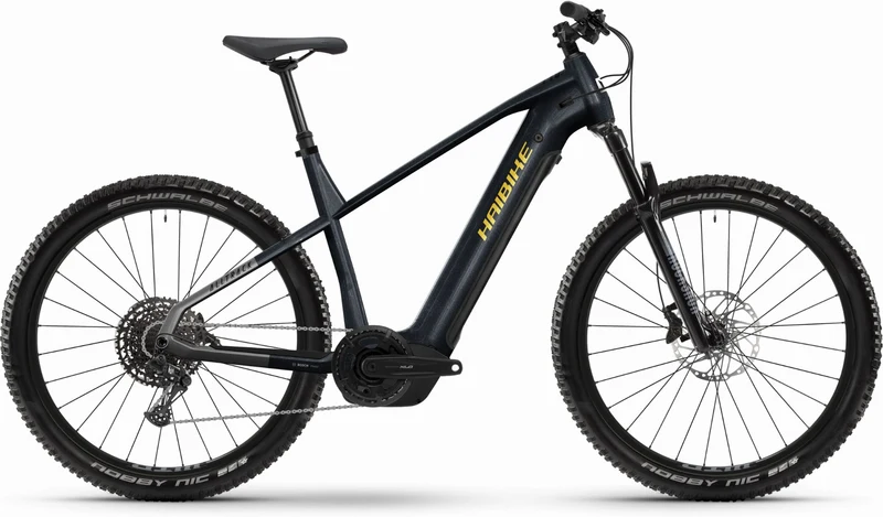 Haibike AllTrack 10 800 Wh E-Bike Hardtail Diamant 29" blue/titan/yellow glänzend