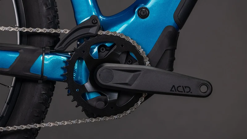 Cube Reaction Hybrid Performance 600 Wh E-Bike Hardtail Diamant electricblue´n´dazzle