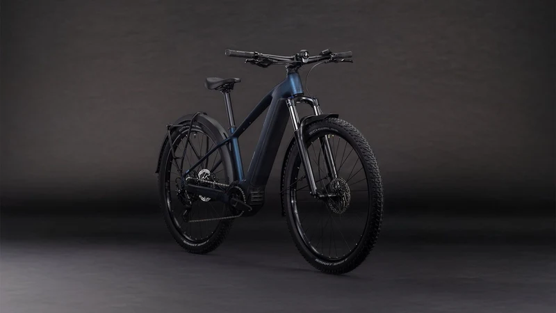 Cube Reaction Hybrid Performance FE 600 Wh E-Bike Hardtail Diamant indigoblue´n´reflex