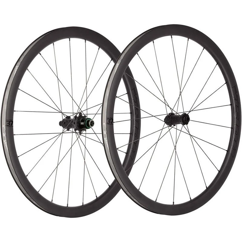 Laufradsatz Vision Metron 37 SL Scheibenbremse Center Lock Tubeless Ready Reifen SRAM XDR Carbon Schwarz