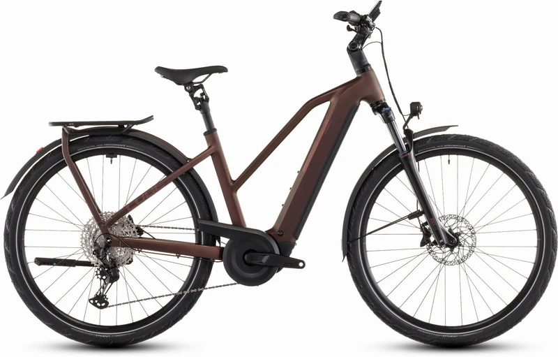 Cube Kathmandu Hybrid Pro 800 Wh E-Bike Trapeze 28" sunglow´n´chrome