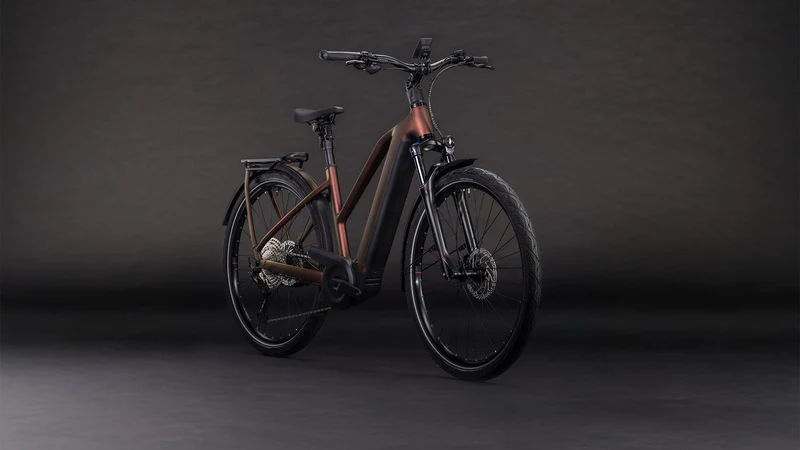 Cube Kathmandu Hybrid Pro 800 Wh E-Bike Trapeze 28" sunglow´n´chrome