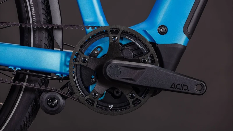 Cube Kathmandu Hybrid Comfort Pro 800 Wh E-Bike Trapeze 28" azure´n´black