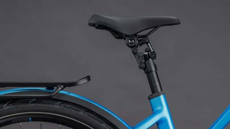 Cube Kathmandu Hybrid Comfort Pro 800 Wh E-Bike Trapeze 28" azure´n´black