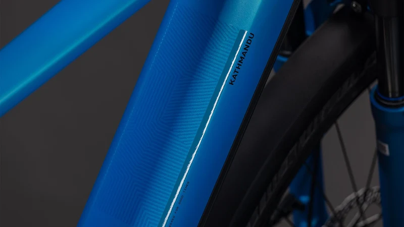 Cube Kathmandu Hybrid Comfort Pro 800 Wh E-Bike Diamant 28" azure´n´black