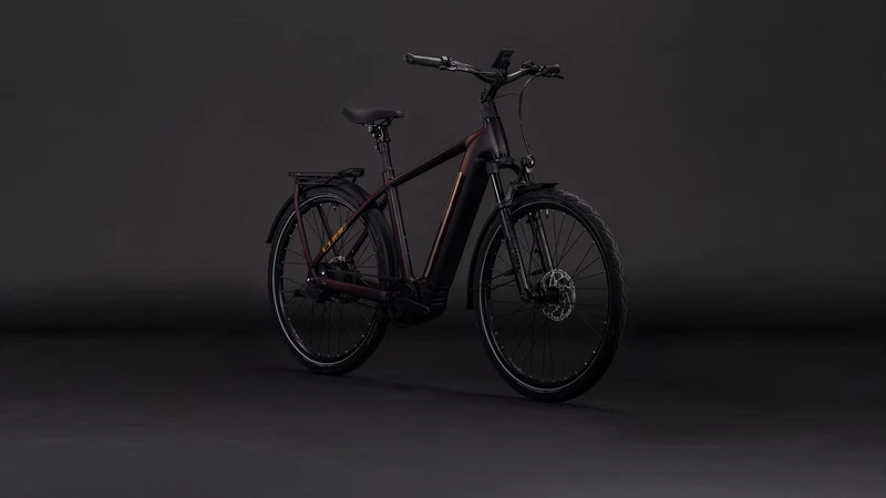 Cube Kathmandu Hybrid Comfort SLX 800 Wh E-Bike Diamant 28" solareclipse´n´gold