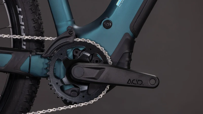 Cube Reaction Hybrid One 600 Wh E-Bike Hardtail Diamant royalgreen´n´prism
