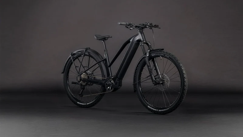 Cube Reaction Hybrid SLX FE 800 Wh E-Bike Hardtail Trapeze silverdust´n´chrome