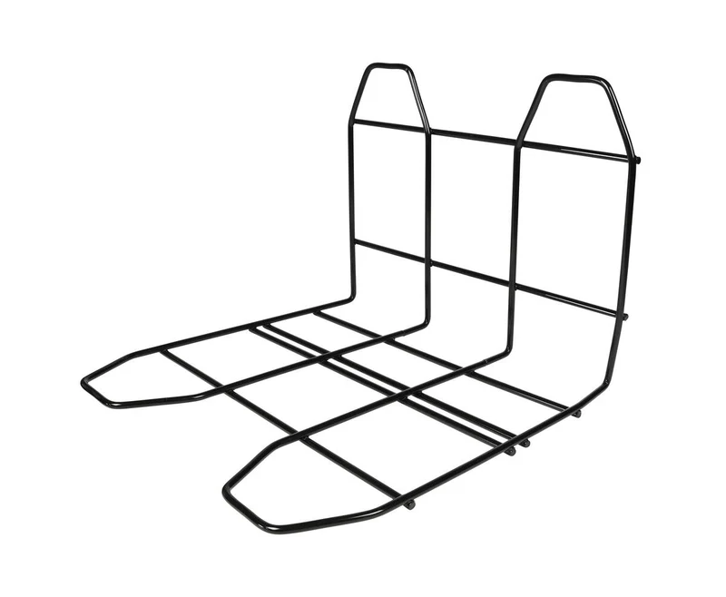 Gepäckträger-Verbreiterung 28x27x20cm inklusive 4-Haken-Gepäckspinne, ideal für zusätzliches Gepäck.