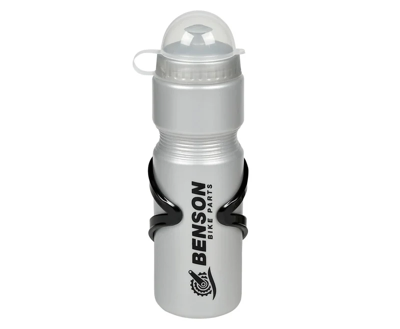 750 ml Fahrradtrinkflasche + Halterung, inklusive Schrauben, BPA-freier Kunststoff