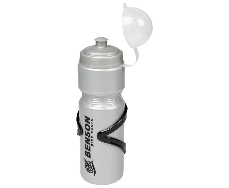 750 ml Fahrradtrinkflasche + Halterung, inklusive Schrauben, BPA-freier Kunststoff
