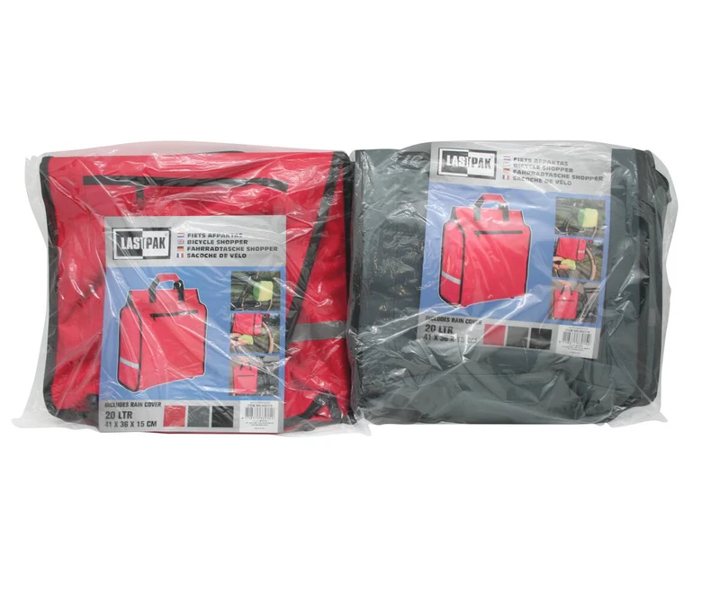Fahrrad-Packtasche 20L mit Regenhülle - für Arbeit und Fahrradtouren