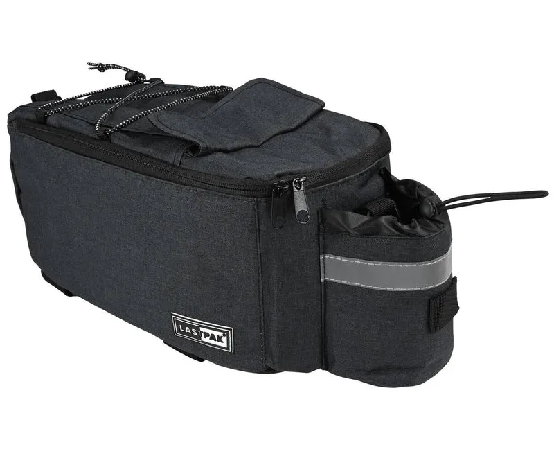 Dunkelgraue Fahrrad-Kühltasche, 7 l, -10 °C bis +70 °C, mit Schultergurt