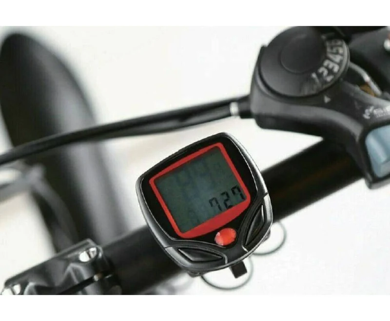 Fahrradcomputer 14 Funktionen: Geschwindigkeit, Distanz, Zeit, Uhr, ODO