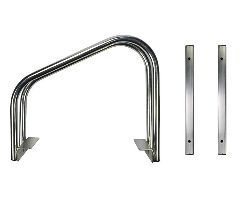 Fahrradständer 2 Fahrräder, 395x320x270mm, Q195 Stahl, Platzsparend