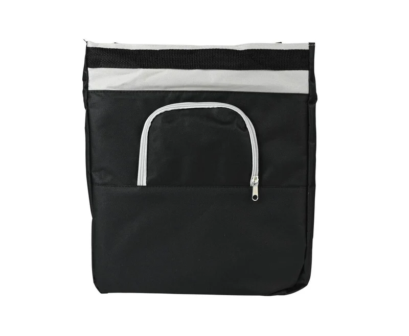 Fahrradtasche 17L Schwarz: Geräumige, wasserabweisende Tasche für tägliche Fahrten.