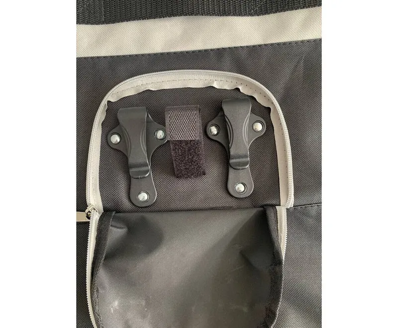 Fahrradtasche 17L Schwarz: Geräumige, wasserabweisende Tasche für tägliche Fahrten.