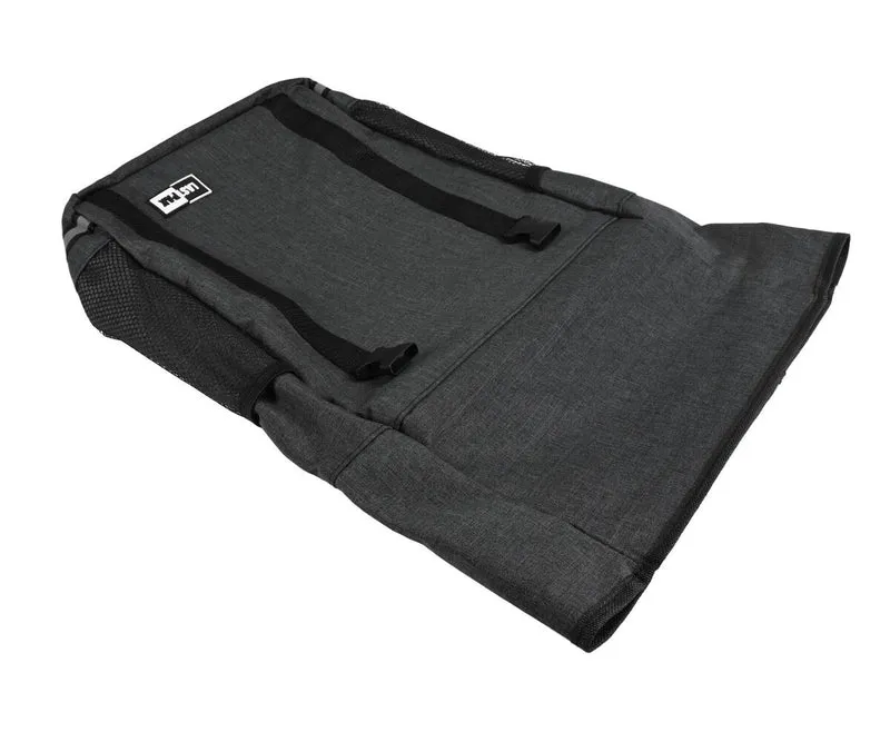 Fahrradtasche 15L Dunkelgrau, Klickverschluss, Wasserabweisend, Tragegriff