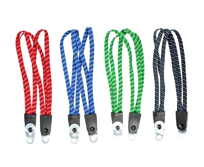 Elastisches Spanngummi-Set 60 cm - Sicherer Transport auf dem Fahrradgepäckträger