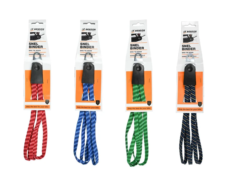 Elastisches Spanngummi-Set 60 cm - Sicherer Transport auf dem Fahrradgepäckträger
