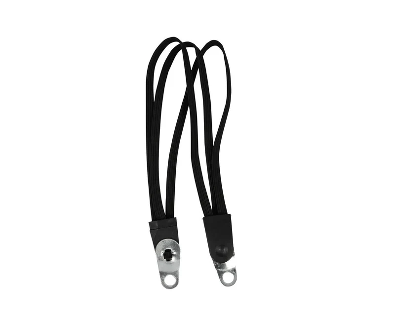 Gepäckspannerset Schwarz - Elastisch 60x3x1cm für Fahrradgepäckträger