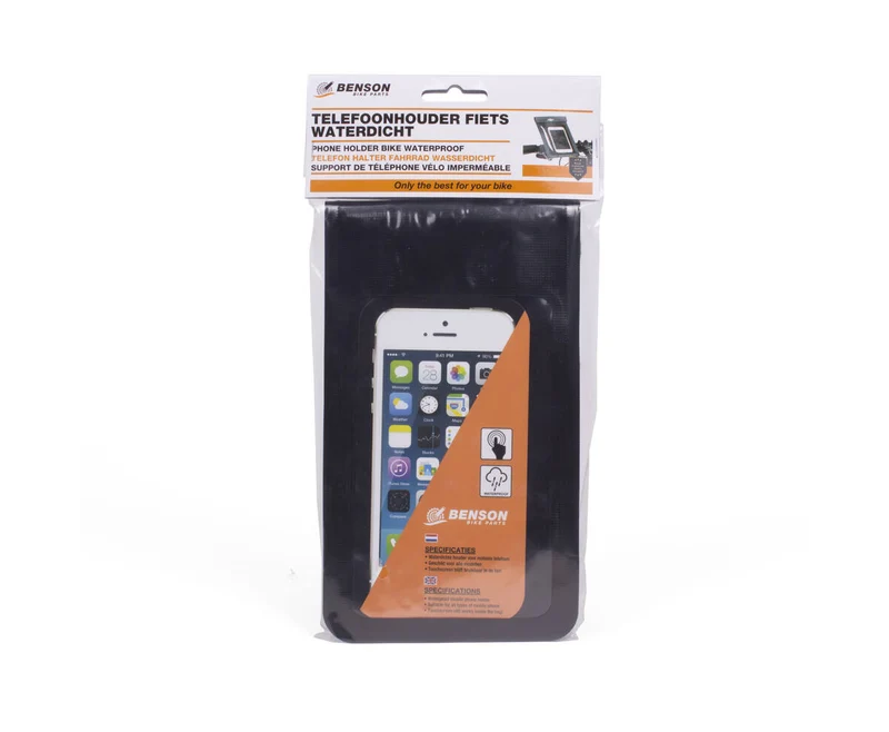 Wasserdichte Fahrrad-Handyhalterung 24,5x12 cm mit Touchscreen-Fenster