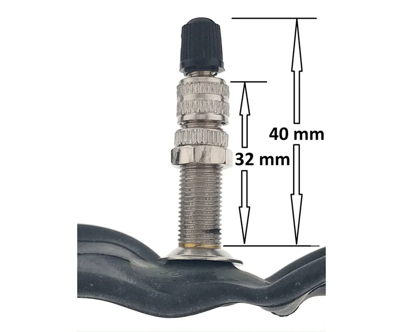 Fahrradschlauch 28x1 3/8x1 5/8 Butyl, Dunlop-Ventil, leichtgängiges Radfahren