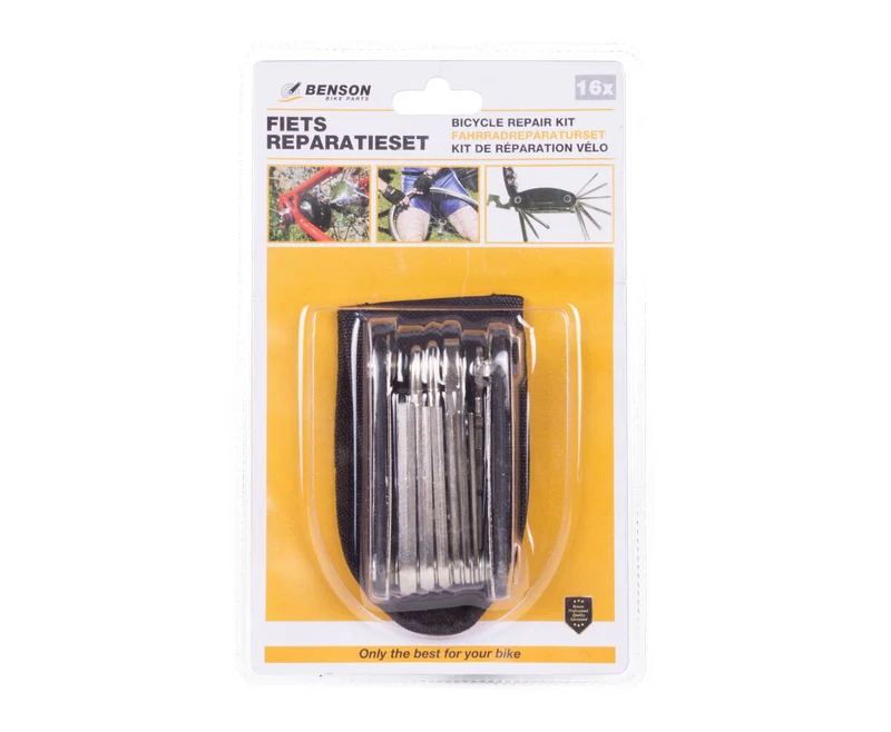 Multifunktionales 16-in-1-Fahrradreparatur-Set für schnelle Reparaturen