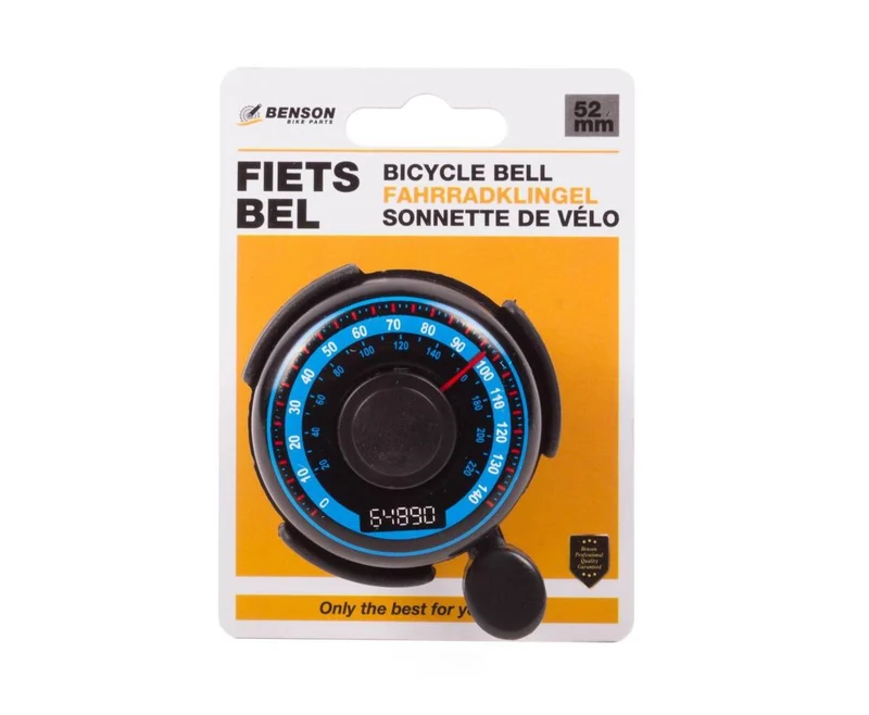 Fahrradklingel 52 mm: Heller Klang, einfache Montage, stilvolle Drucke