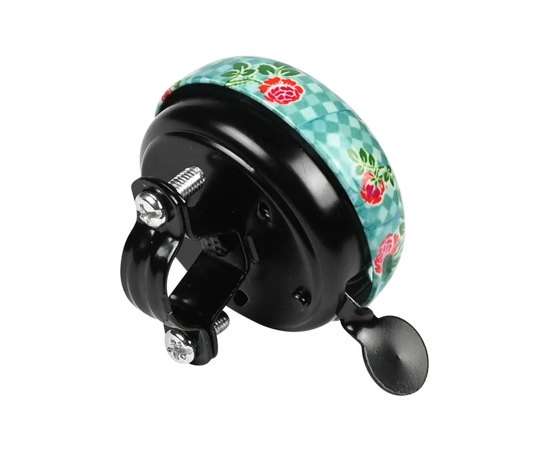 Fahrradklingel 54 mm Chrom: Kräftiger Klang, einfach zu montieren.
