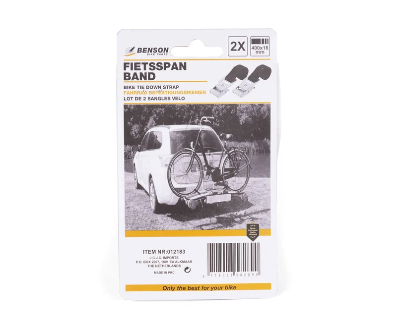 Fahrrad-Spanngurt 2 Stück 400x16 mm - Sicherer Gepäcktransport
