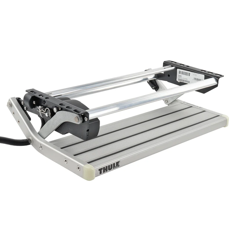 Single Step Alu Trittstufe ausfahrbar 12 Volt 550mm OmniStep 5Kg Alu