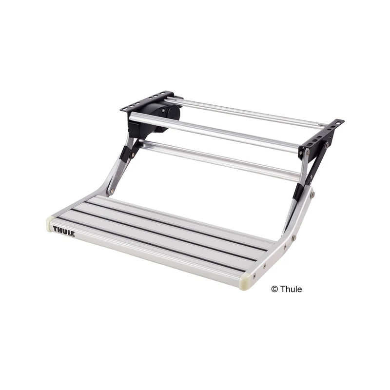 Single Step Alu Trittstufe ausfahrbar 12 Volt 550mm OmniStep 5Kg Alu